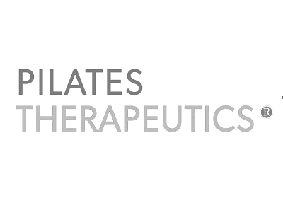 A black and white logo for therapetics.