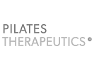 A black and white logo for therapetics.